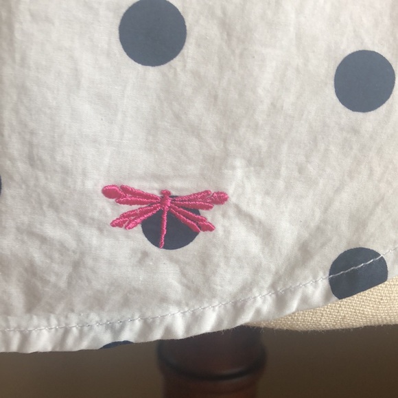 Talbots, XS, Blue Polka Dot blouse - Picture 6 of 6